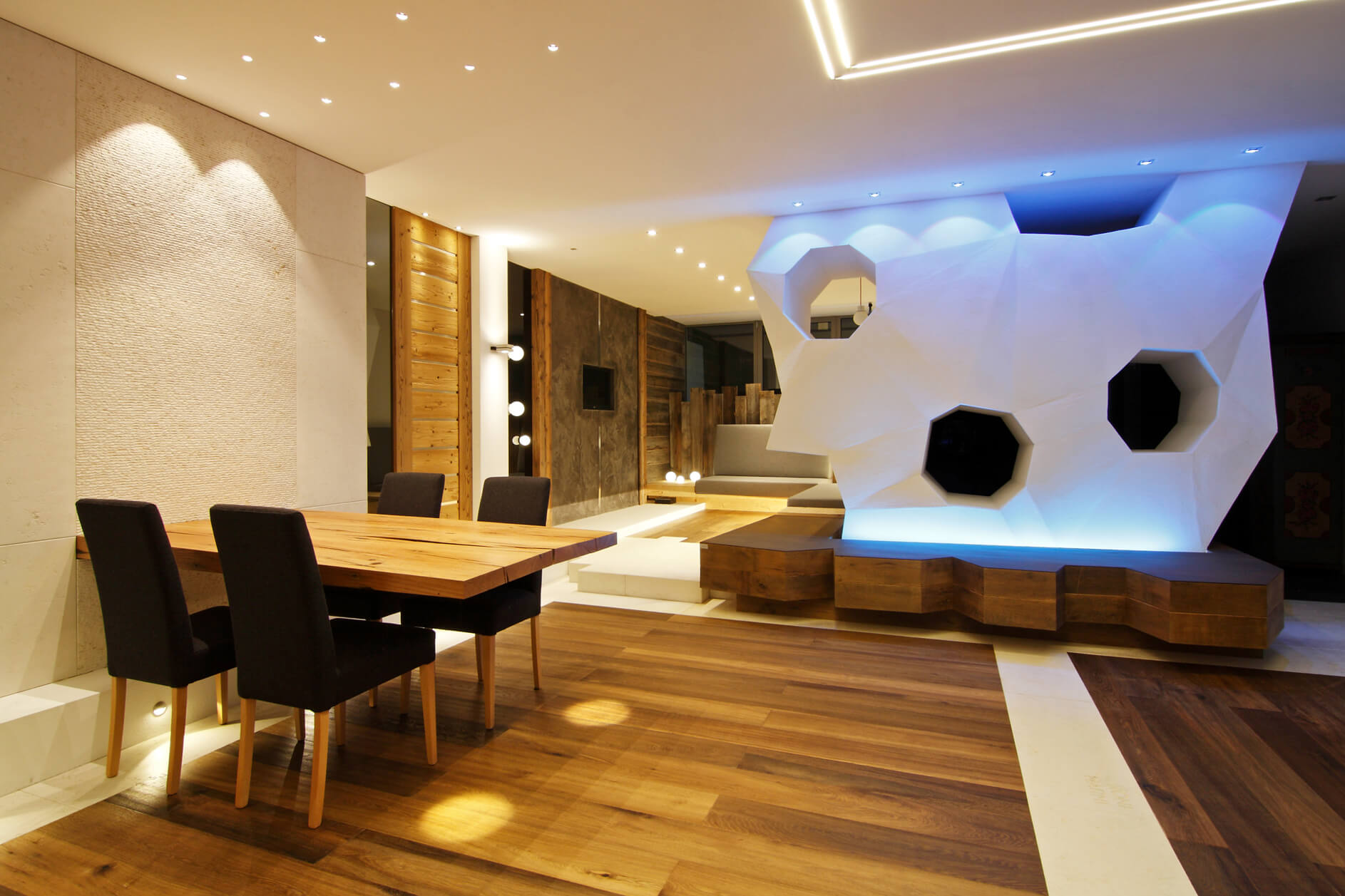 faretti a soffitto per interni