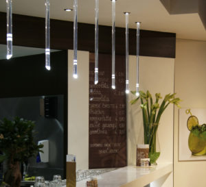 Lampada a led di design in metacrilato