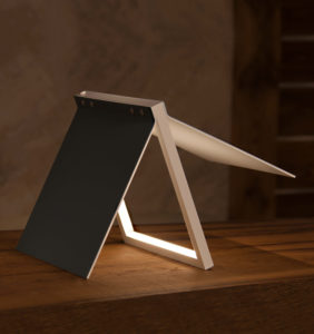 lampada a led da tavolo di design