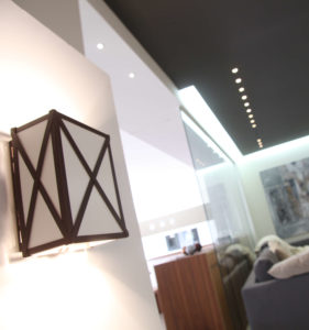 Lanterna led di design a doppia emissione di luce