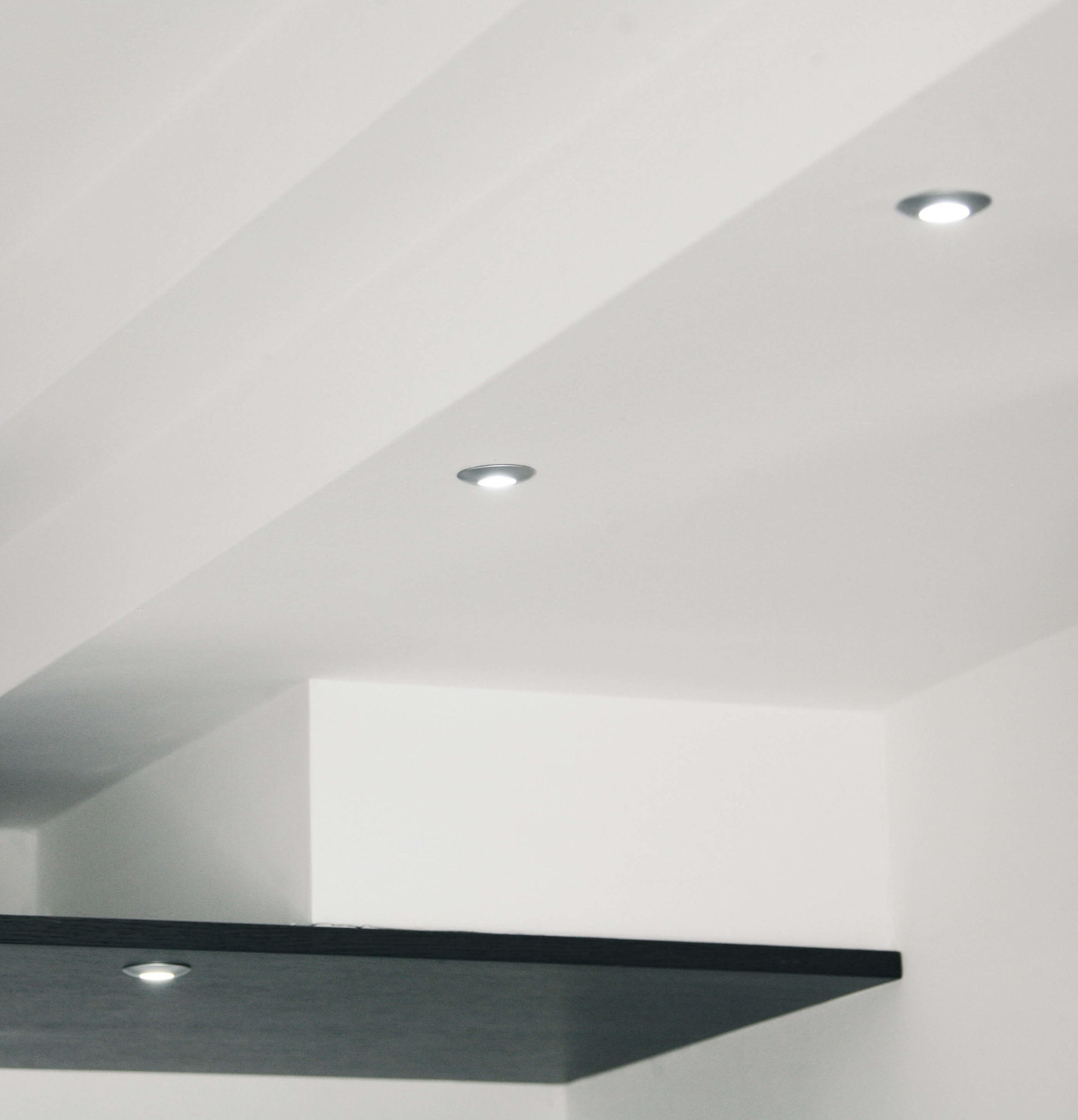 Licht-Erlebnisse Faretto Da Parete Per Esterni - Downlight In Alluminio Nero Con Vetro - Attacco GU10 - Larghezza 68 Mm - IP20 - 3