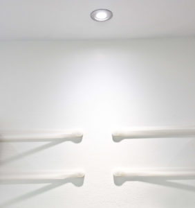 Iluminazione negozio scarpe