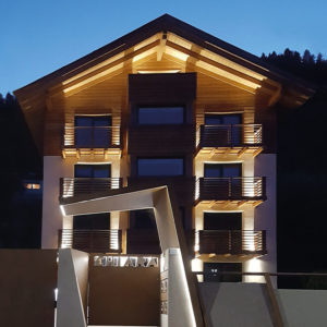 Villetta di montagna, illuminazione esterni Brillamenti® Officina della luce