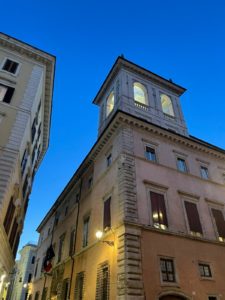Illuminazione architettonica dell’Altana di Palazzo Altemps